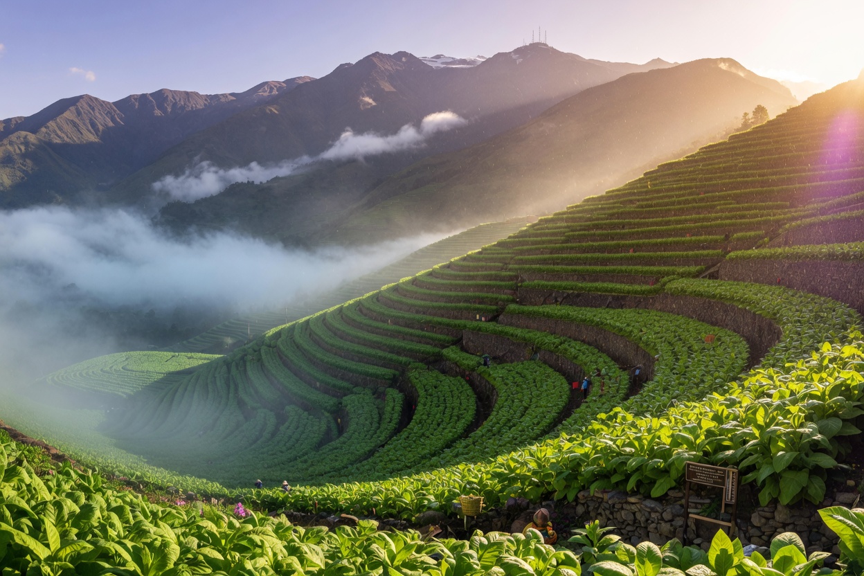 How altitude, sunlight and rainfall shape tobacco aroma – environmental factors